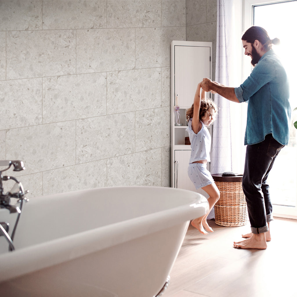 DUMAWALL+ OUTLET A72 Ceppino Grey - 37.5 x 65 cm