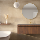 PRIVATE LABEL OUTLET B64 Shinny Beige Marble (brillant)  - 40 x 70 cm (Dumawall +)