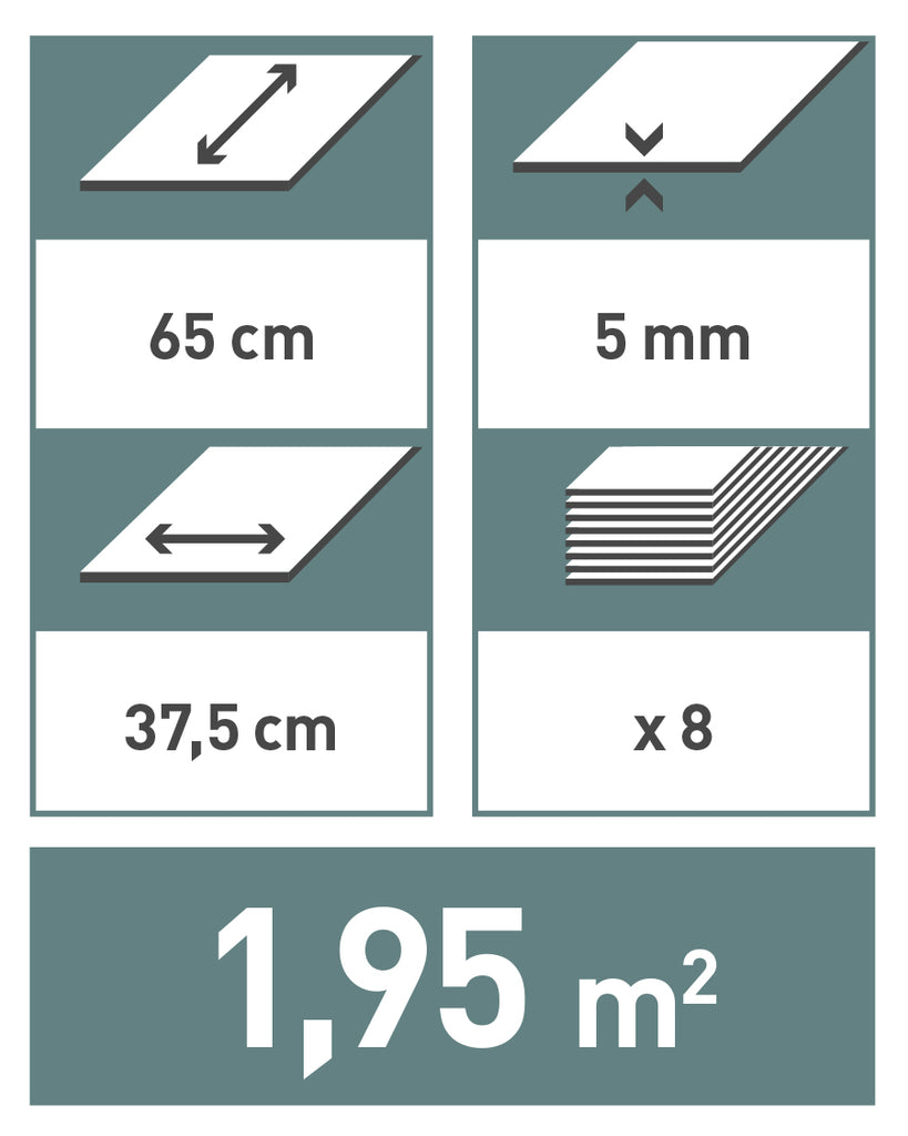 DUMAWALL+ OUTLET 030 Cloudy white - 37.5 x 65 cm