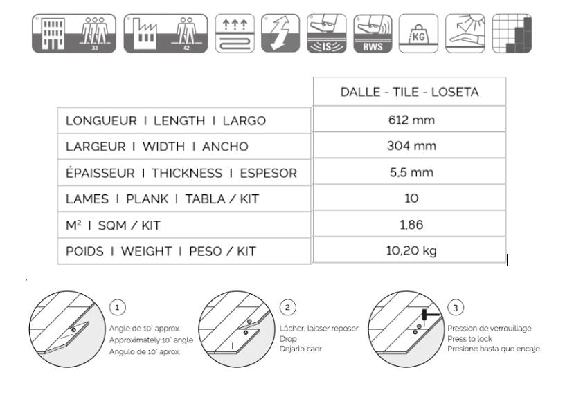 PRIVATE LABEL OUTLET B48 Troy 61,2 x 30,4 cm