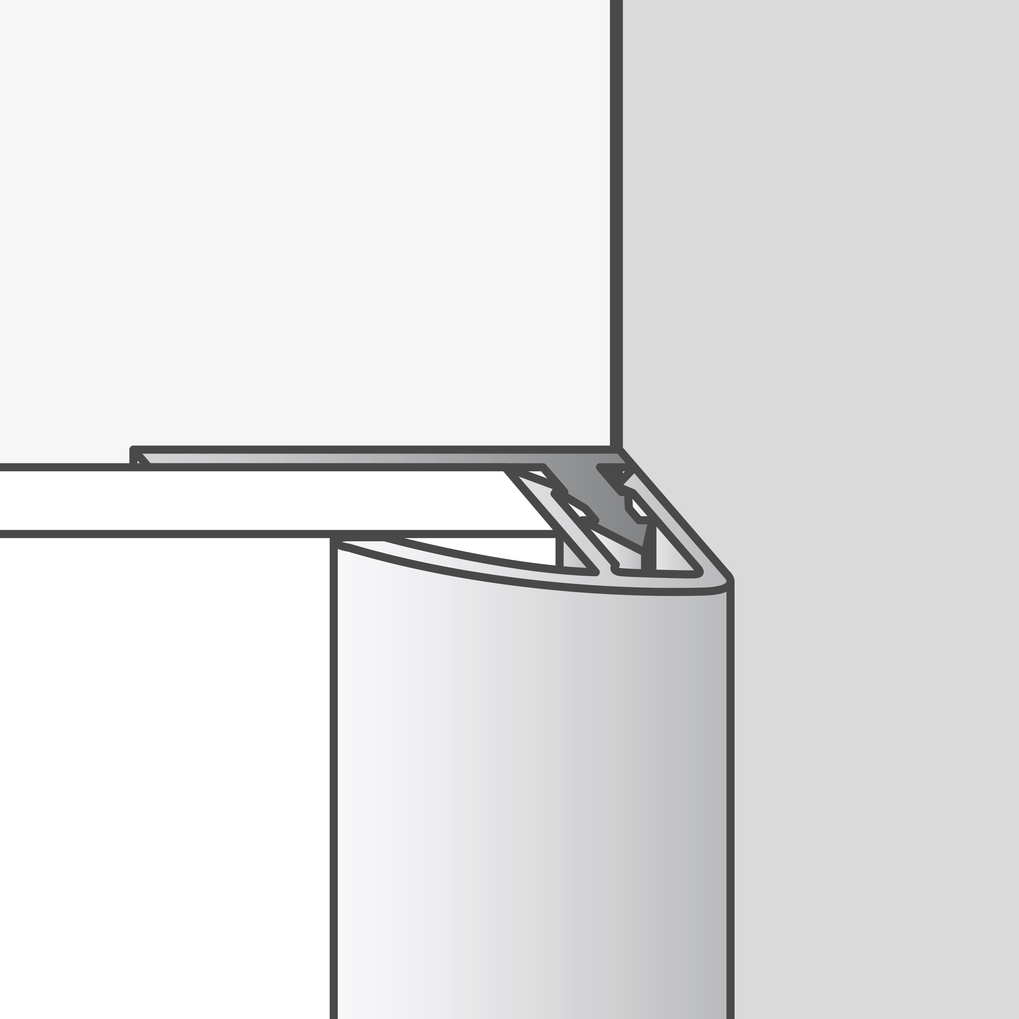 NTG 2 stuks aluminium airlinerails, TÜV-gecertificeerd, 2 m, om in te