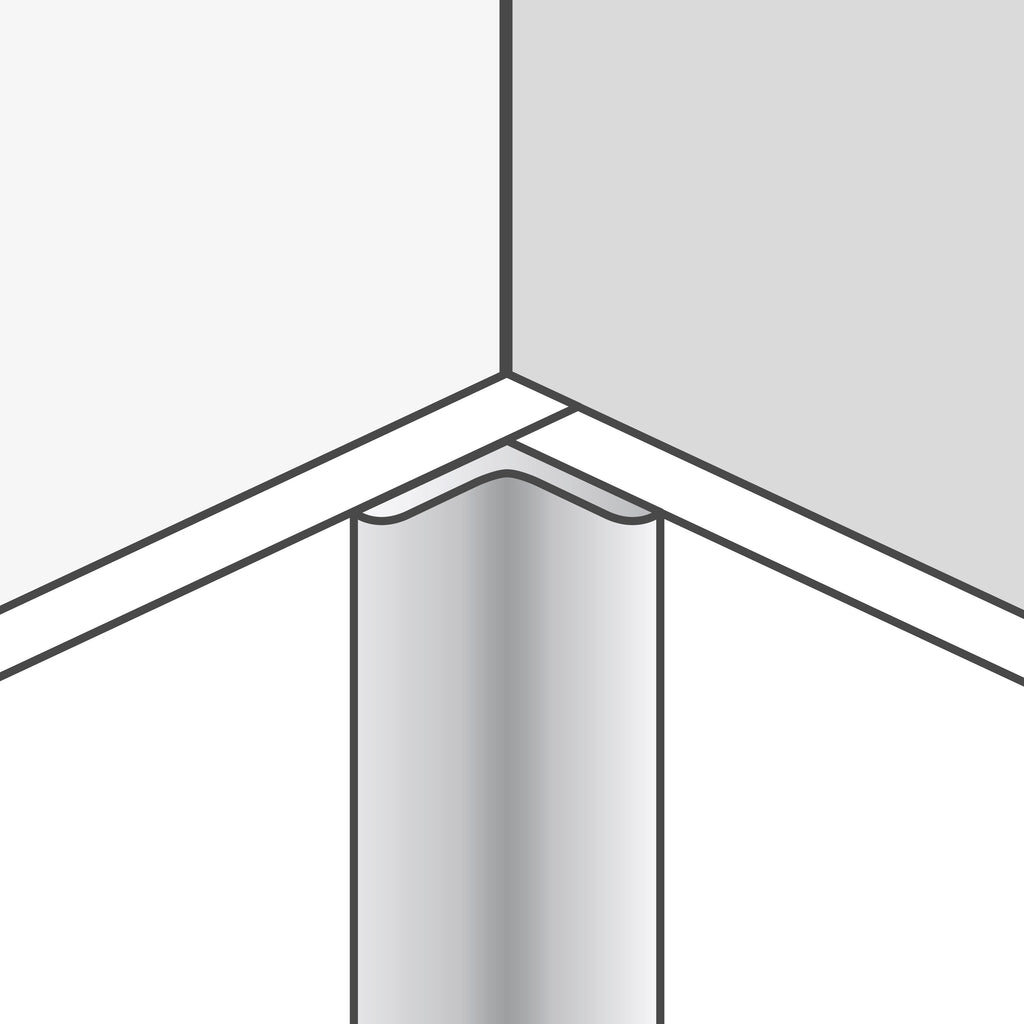 Aluminium-Innenecke von 2600 mm für Dumawall en Inspiro